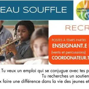 Photo 2 de l'annonce Offre d'emploi : ENSEIGNANT.E EN MUSIQUE (Instruments à Vent et Percussions)